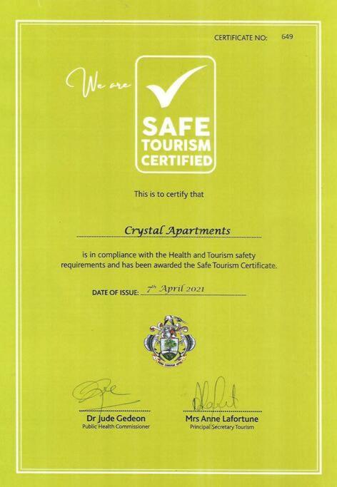 Crystal Apartments Seychelles Seaview Ground Floor Glacis  Dış mekan fotoğraf